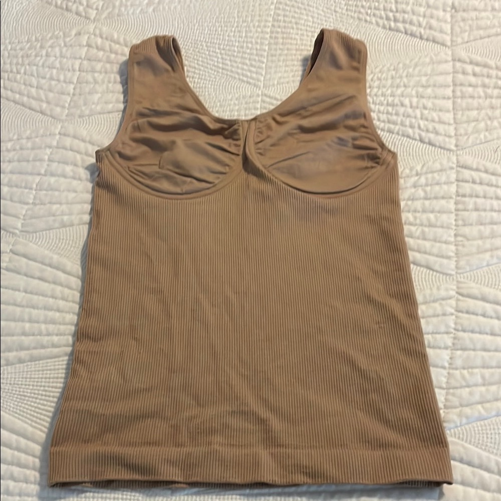 Tan Ribbed Women’s shaper bra